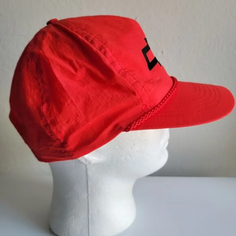 Chevrolet Hat Chevy Logo Red Rope Trucker Snapback Braid‎ Gold Medal Vintage